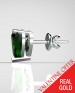 Designer Diamond Earings: 20-251-W-Green